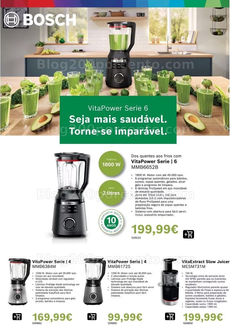 Antevisão Folheto RADIO POPULAR Verão - Especial Liquidificadoras Promoções até 30 junho